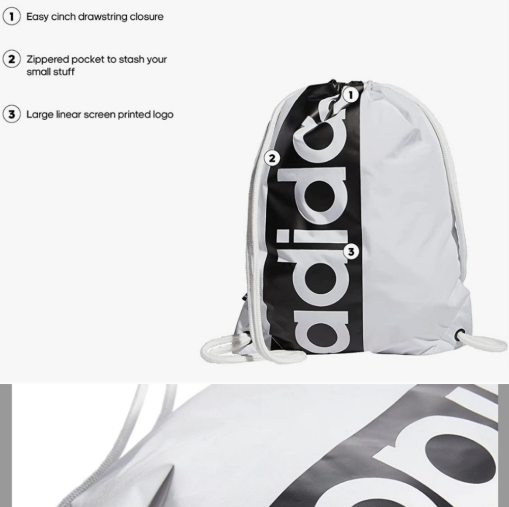Adidas draw string back pack